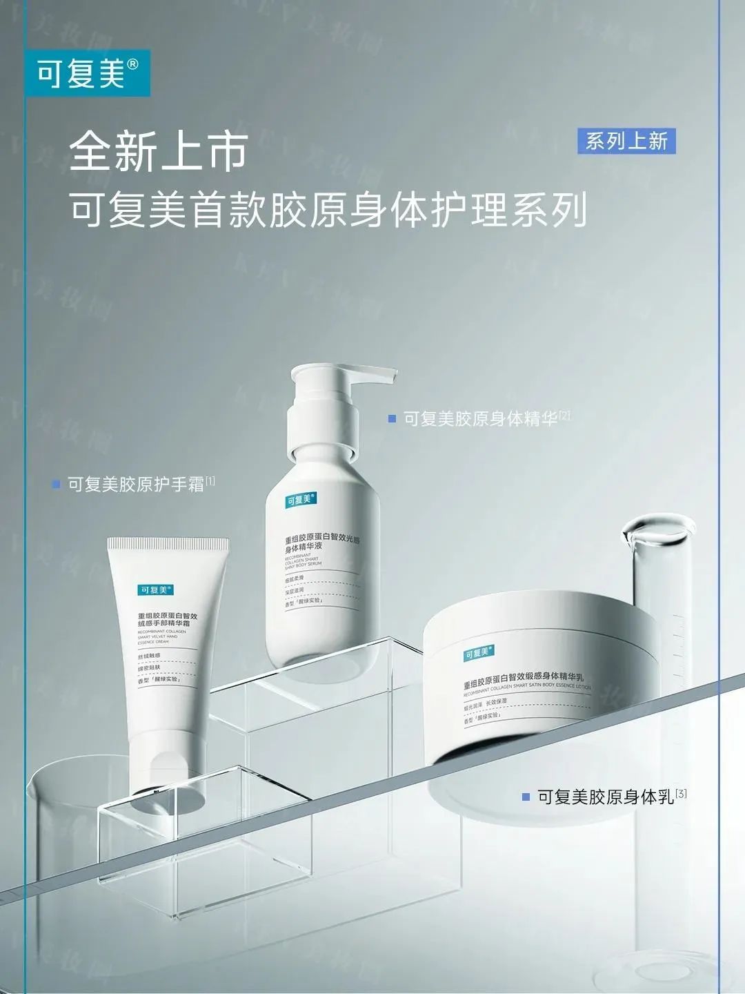 一周新品(下):可复美胶原身体护理系列;CNP希恩派×线条小狗「蜜光修狗」联名系列;润百颜白纱布医用创面敷料... | 新品速递