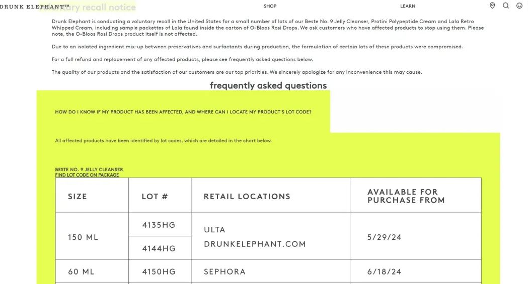 周热点:醉象因成分使用混淆召回一批产品;ABC创始人因「偷工减料」事件鞠躬道歉;百雀羚回应添加禁用原料事件... | 美妆风向标