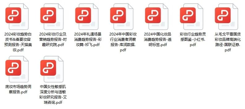 2025开工加油包：200+美妆行业资料，告别假期综合征！