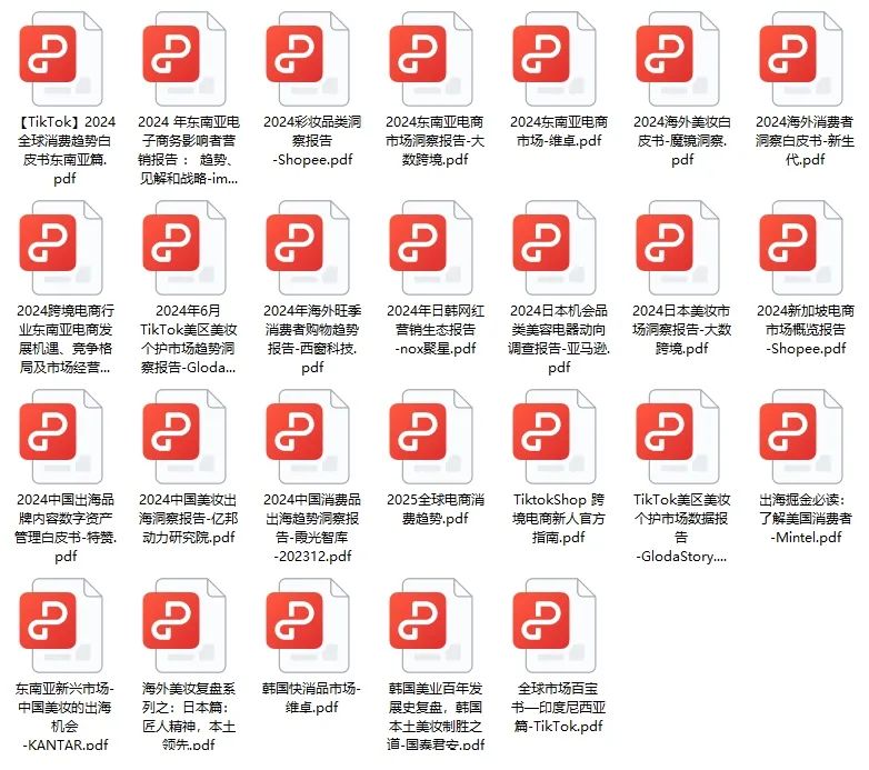 2025开工加油包：200+美妆行业资料，告别假期综合征！